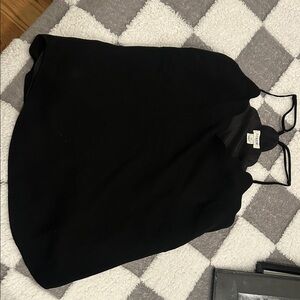 J. Crew Black Sleeveless Blouse